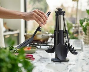 Set 5 Ustensile Bucatarie cu Suport Elevate Carousel